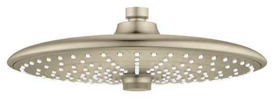 GROHE 26456EN0 Euphoria Brushed Nickel 260 Shower Head, 10" - 3 Sprays, 1.75 gpm