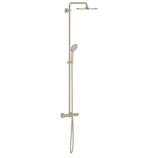 GROHE 26490EN0 Euphoria Brushed Nickel Thermostatic Tub/Shower System