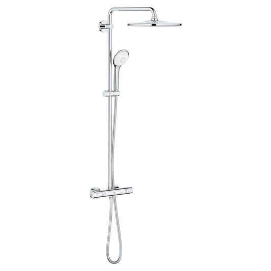 GROHE 26726000 Euphoria Chrome 310 CoolTouchThermostatic Shower System, 1.75Gpm