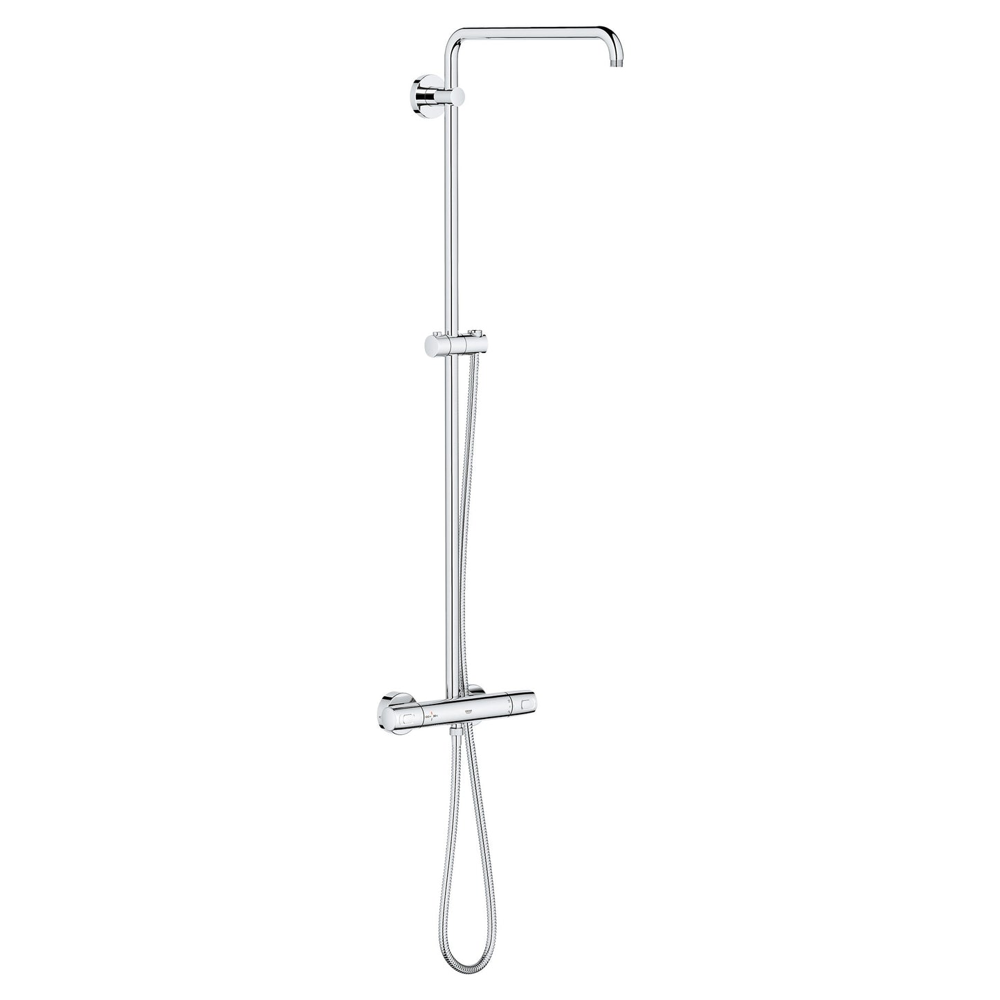 GROHE 26728000 Euphoria Chrome CoolTouchThermostatic Shower System