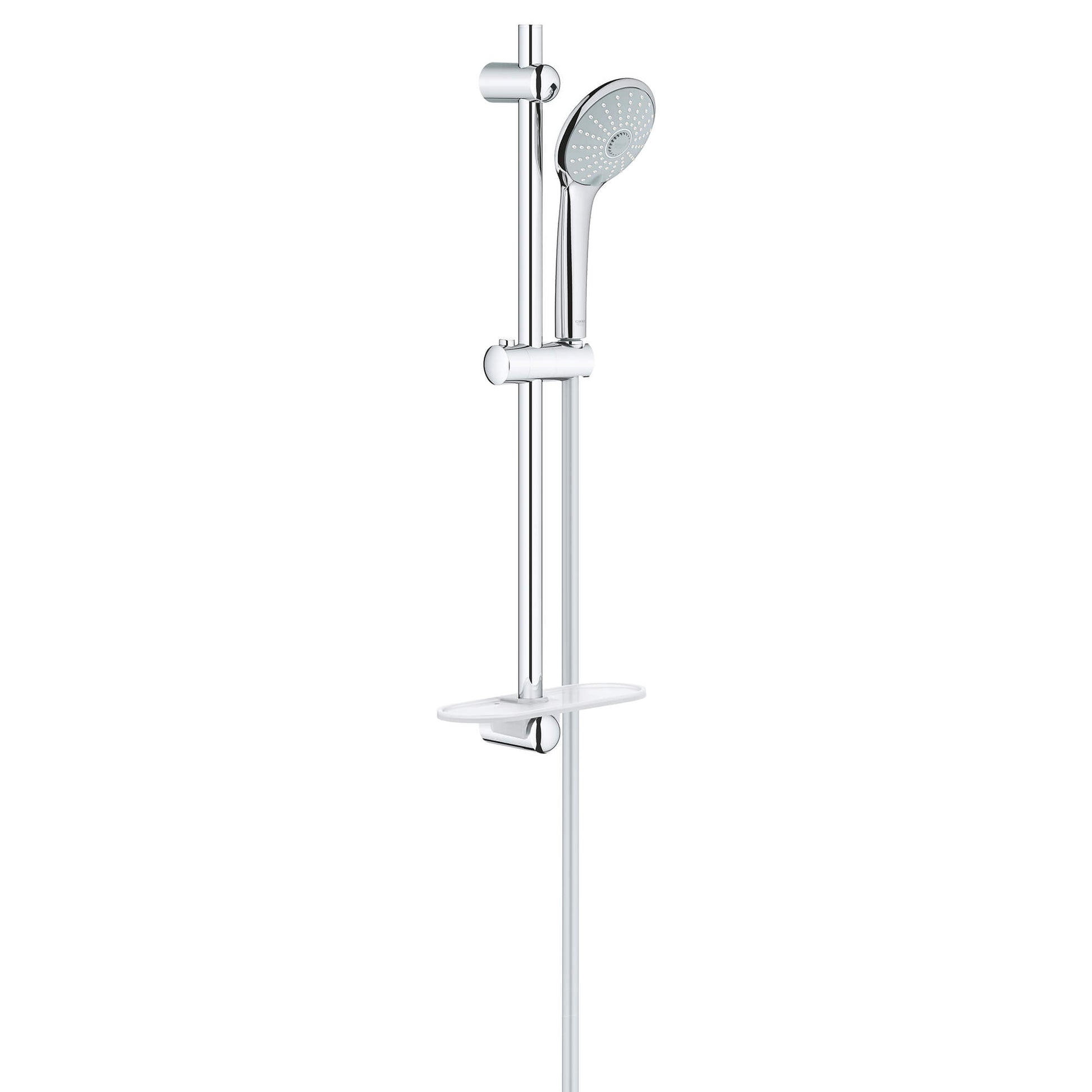 GROHE 27243001 Euphoria Chrome 110 Massage Shower Slide Bar Kit - 3 Sprays, 2.5 gpm