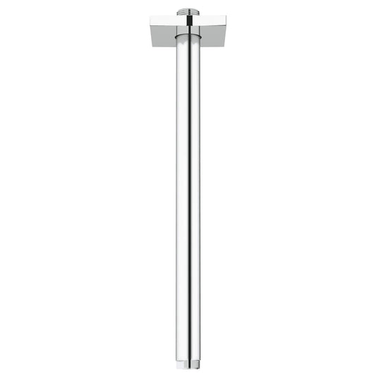 GROHE 27487000 Rainshower Chrome 12" Ceiling Shower Arm With Square Flange