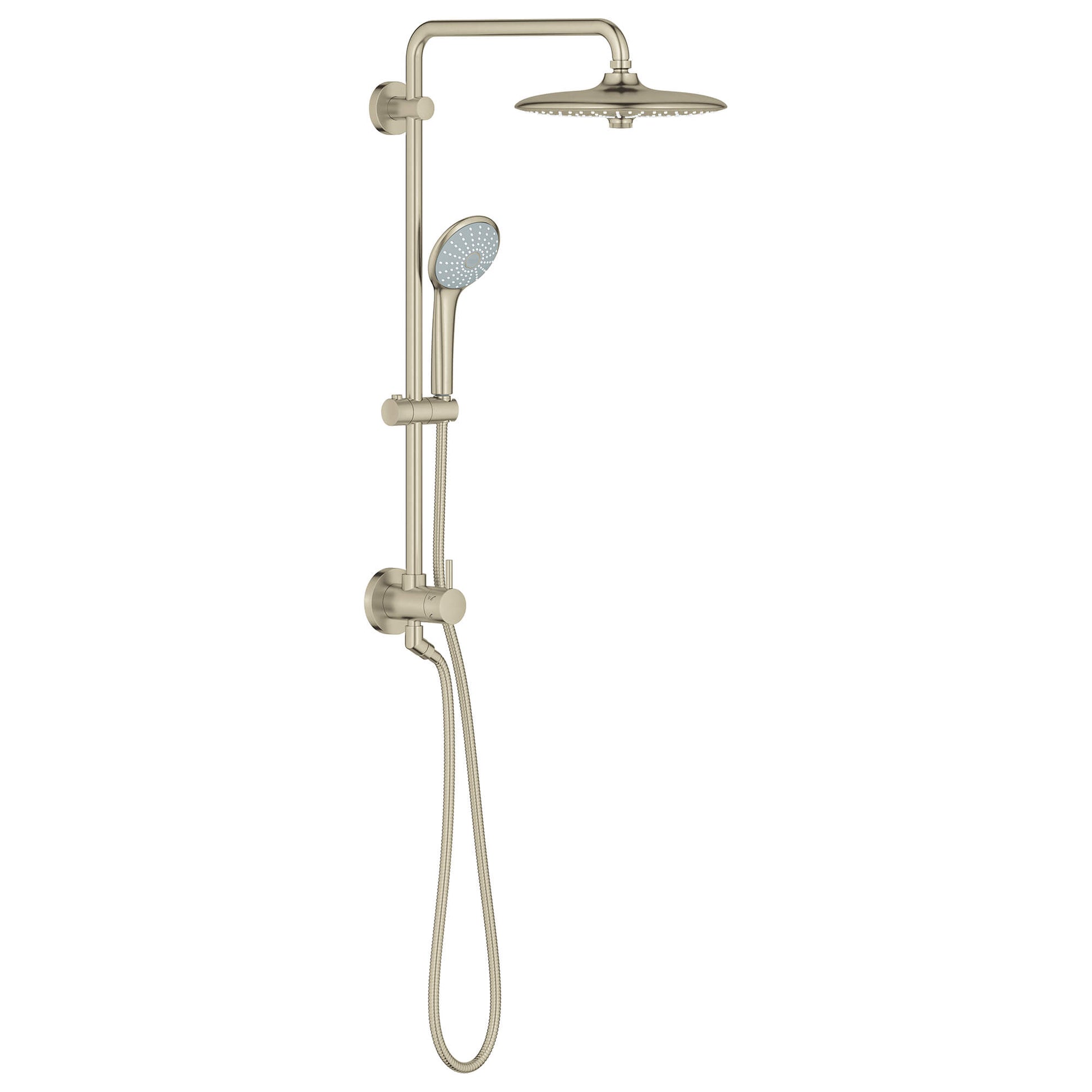 GROHE 27867EN1 Retro-Fit Brushed Nickel 260 Shower System, 2.5 gpm