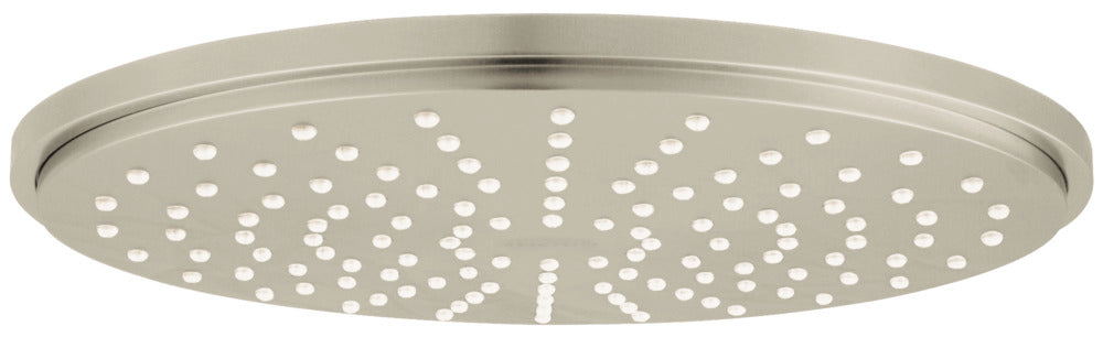 GROHE 28373EN0 Rainshower Brushed Nickel 210 Shower Head, 8" - 1 Spray, 2.5 gpm