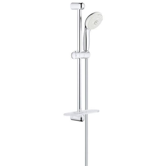 GROHE 28436002 Tempesta Chrome 24" Shower Slide Bar Kit - 4 Sprays, 2.5 gpm