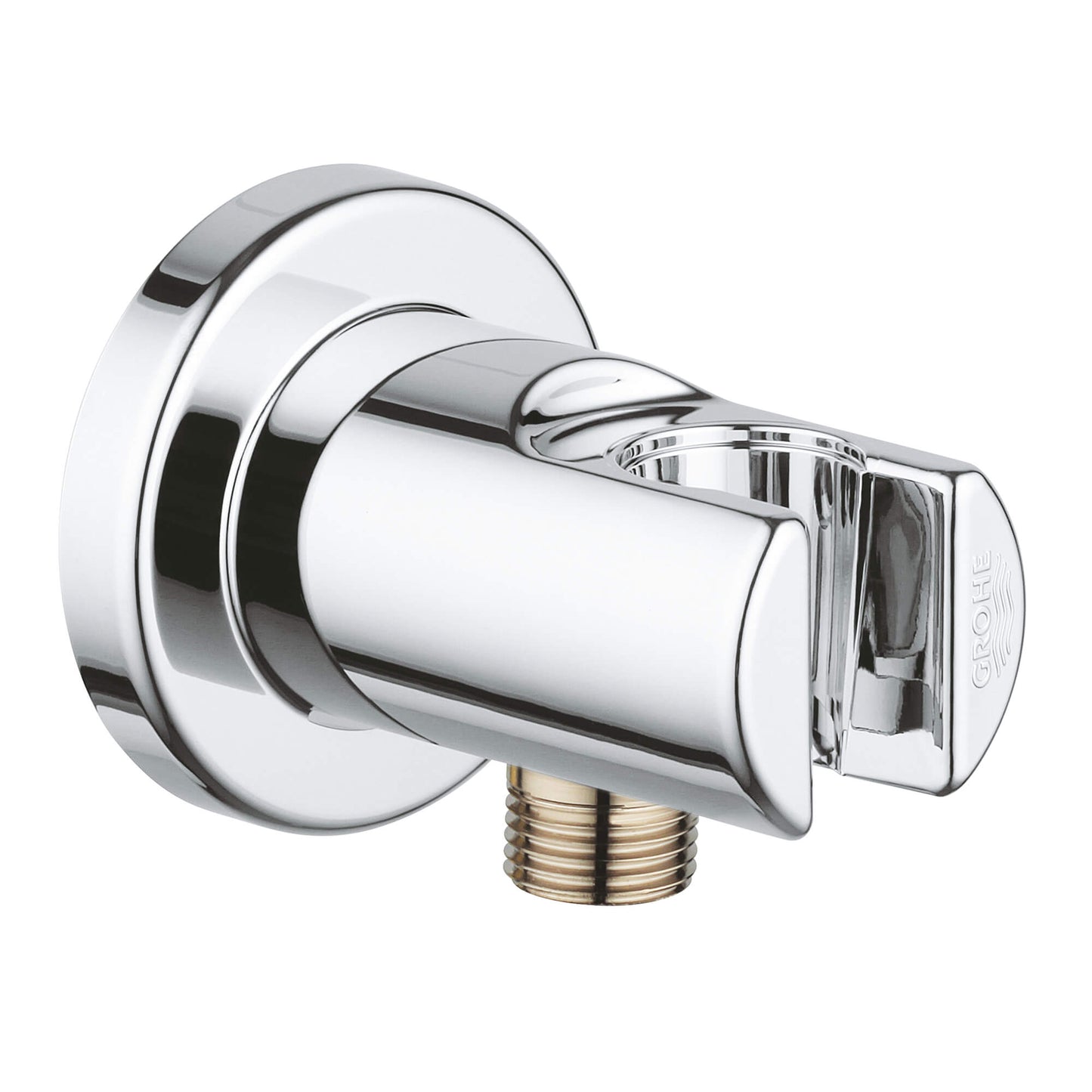 GROHE 28629000 Relexa Chrome Wall Union With Hand Shower Holder