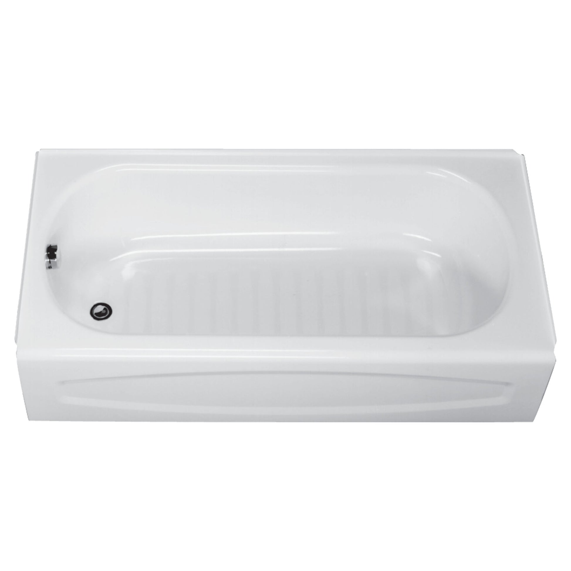 AMERICAN-STANDARD 0255212.020, New Salem 60 x 30-Inch Integral Apron Bathtub With Left-Hand Outlet in White