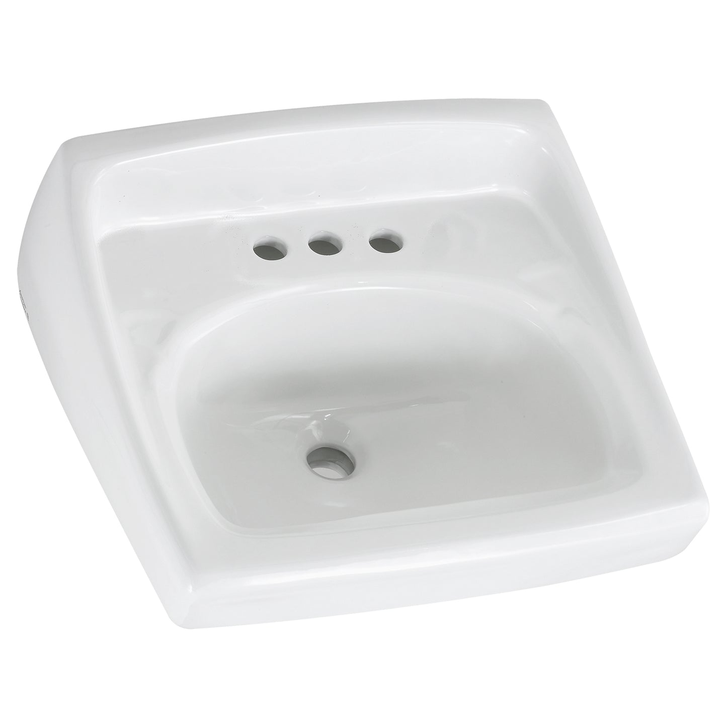 AMERICAN-STANDARD 0356015.020, Lucerne Wall-Hung Sink With 8-Inch Widespread in White