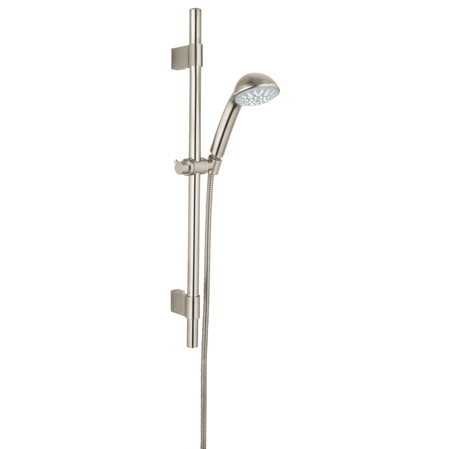 GROHE 28917EN0 Relexa Brushed Nickel 24" Shower Slide Bar Kit - 5 Sprays, 2.5 gpm