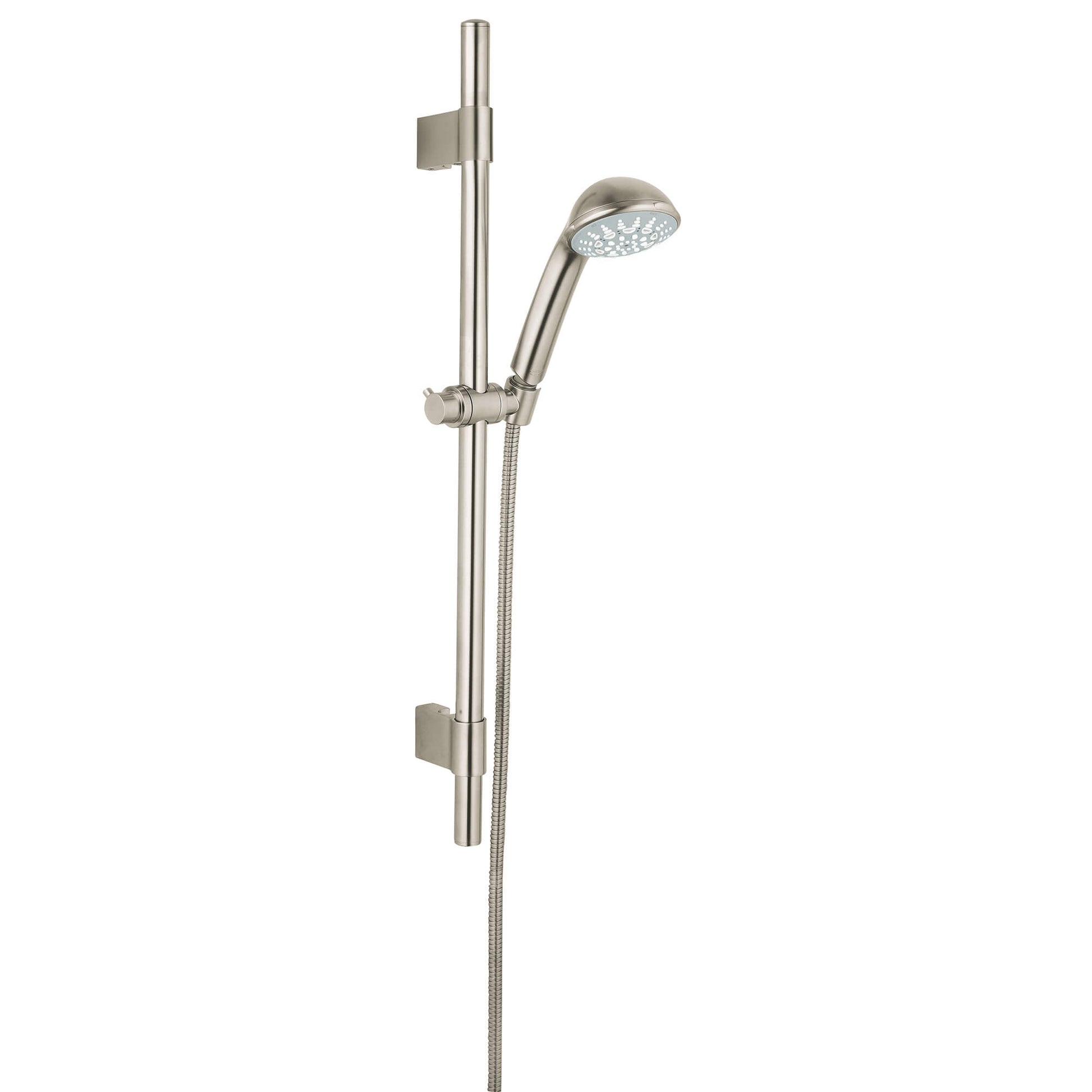 GROHE 28917EN0 Relexa Brushed Nickel 24" Shower Slide Bar Kit - 5 Sprays, 2.5 gpm
