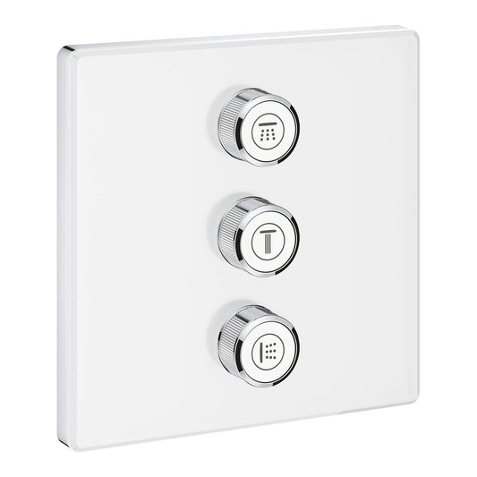 GROHE 29158LS0 Grohtherm Moon White Triple Volume Control Trim