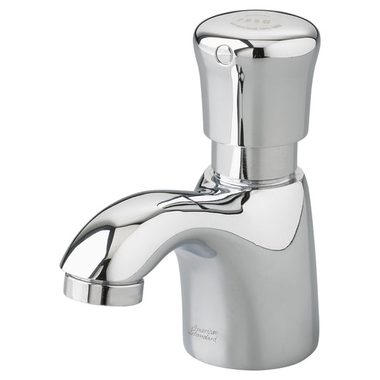 AMERICAN-STANDARD 1340109.002, Metering Pillar Tap Faucet With Extended Spout 1.0 gpm/3.8 Lpf in Chrome