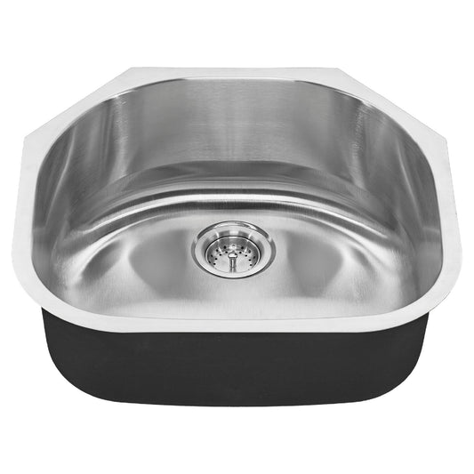 AMERICAN-STANDARD 18SB.9232100S.075, Portsmouth 23 x 21-Inch Stainless Steel Undermount Single-Bowl Kitchen Sink in Stainless Stl