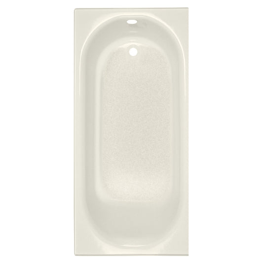 AMERICAN-STANDARD 2390202.222, Princeton Americast 60 x 30-Inch Integral Apron Bathtub With Left-Hand Outlet in Linen