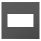 LEGRAND AWP2GMG4 ADORNE  Magnesium Two-Gang Screwless Wall Plate with Microban