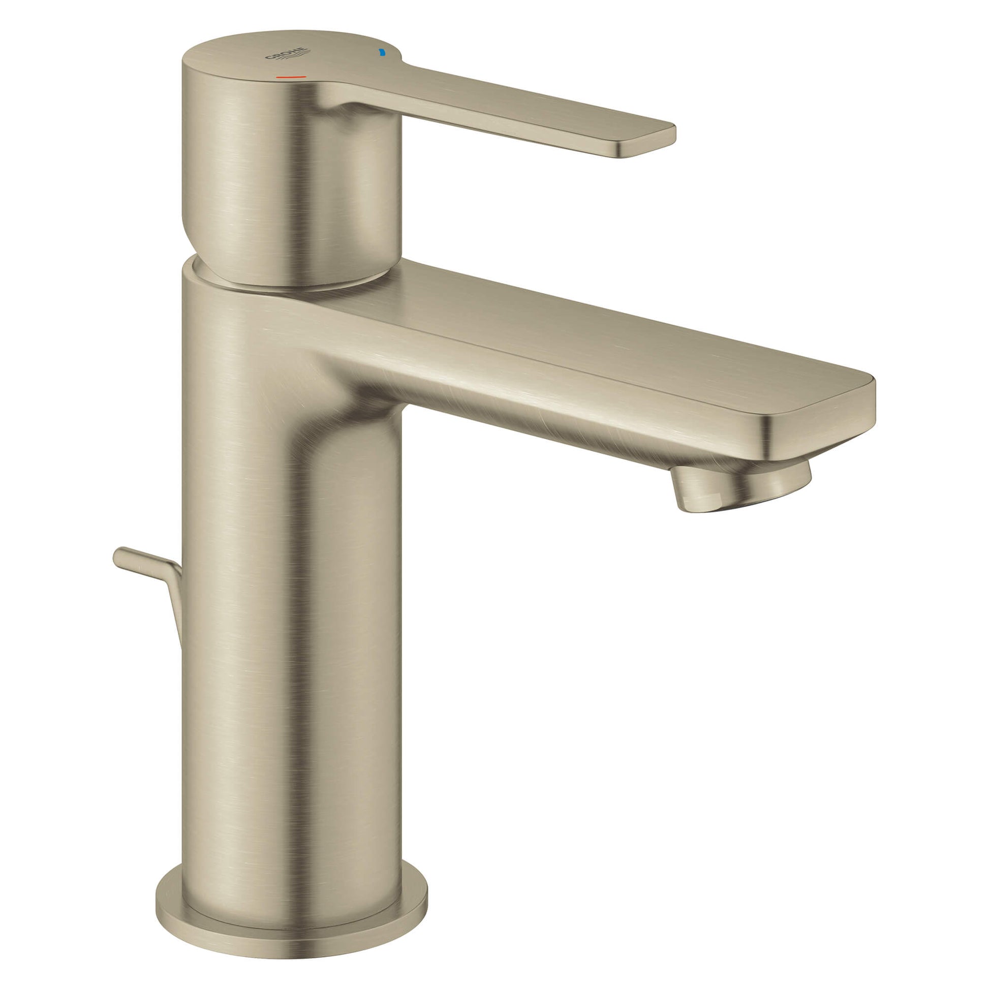 GROHE 23824ENA Lineare Brushed Nickel Single Hole Single-Handle XS-Size Bathroom Faucet 1.2 GPM