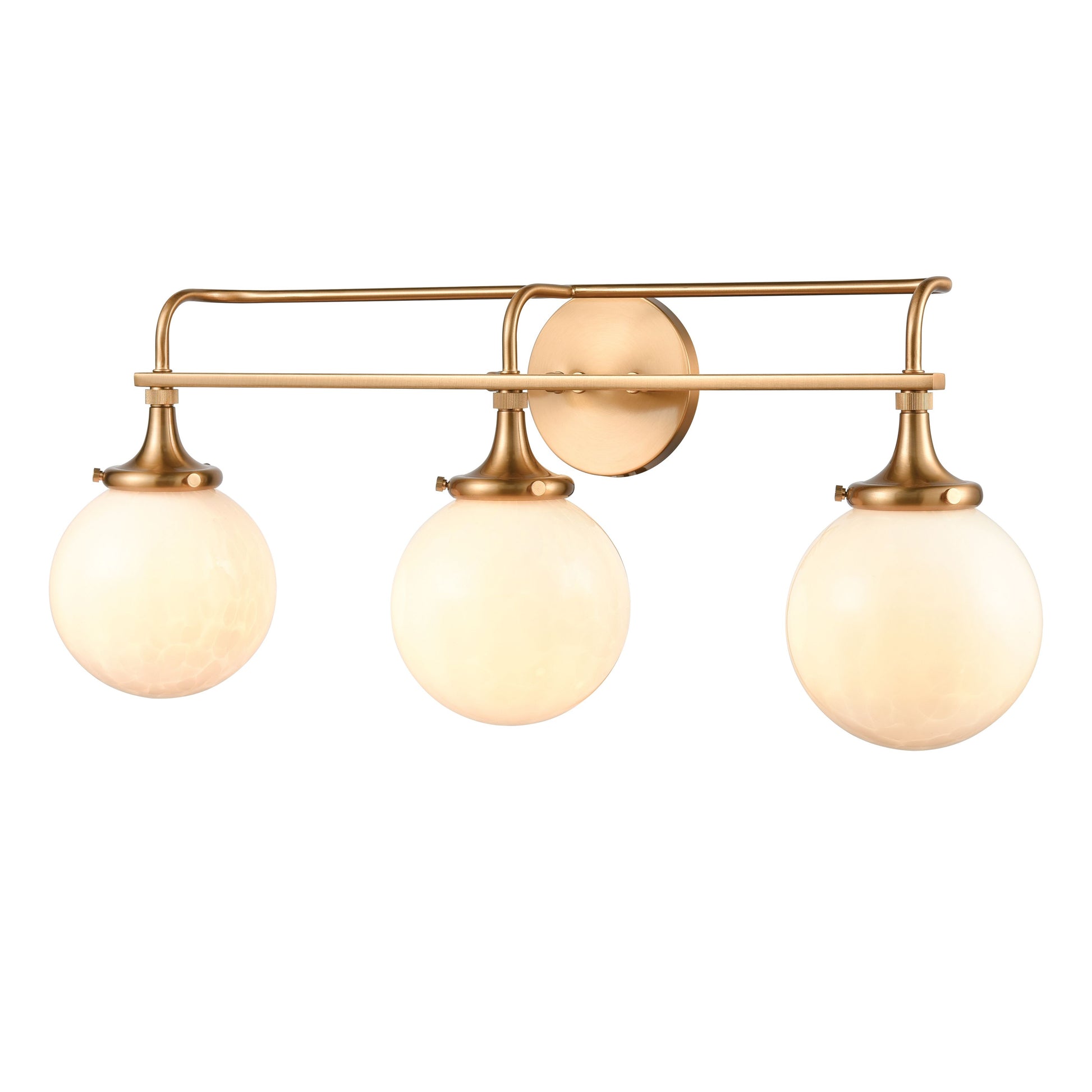 ELK SHOWROOM 30143/3 Beverly Hills 28'' Wide 3-Light Vanity Light - Satin Brass