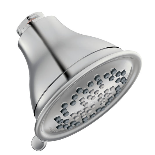 MOEN 3233EP Envi Chrome Three-Function 4" Diameter Spray Head Eco-Performance Showerhead