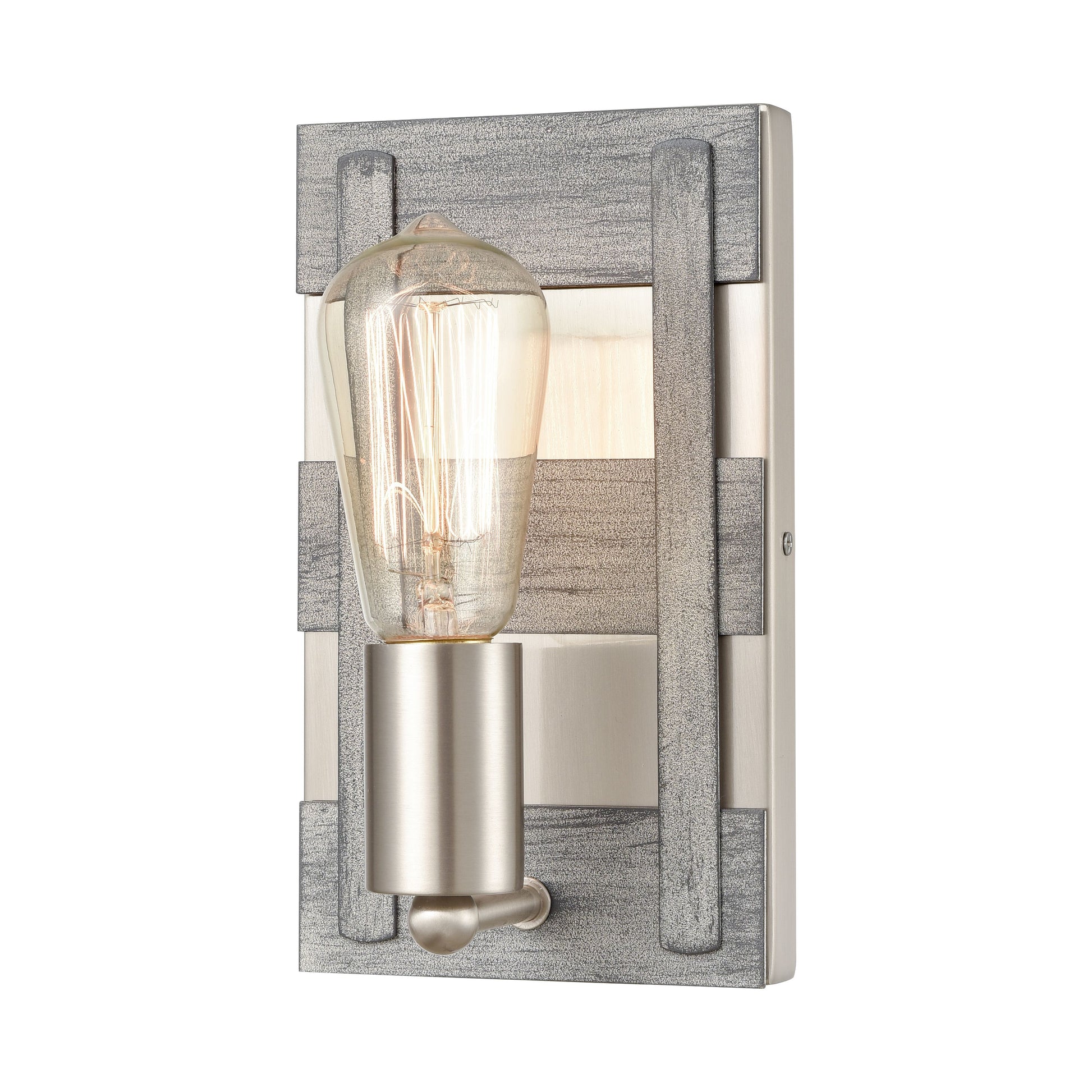 ELK SHOWROOM 33451/1 Brigantine 9'' High 1-Light Sconce - Weathered Driftwood