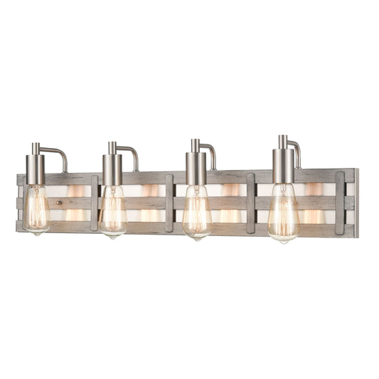 ELK SHOWROOM 33454/4 Brigantine 30'' Wide 4-Light Vanity Light - Weathered Driftwood