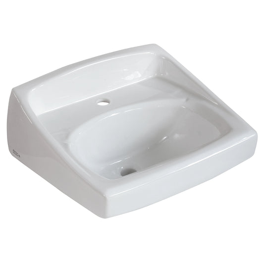 AMERICAN-STANDARD 0356421.020, Lucerne Wall-Hung Sink With Center Hole Only in White