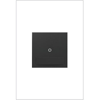 LEGRAND ASVS12G4 ADORNE  Motion Sensor Switch, Manual On/Auto Off, Graphite, with Microban