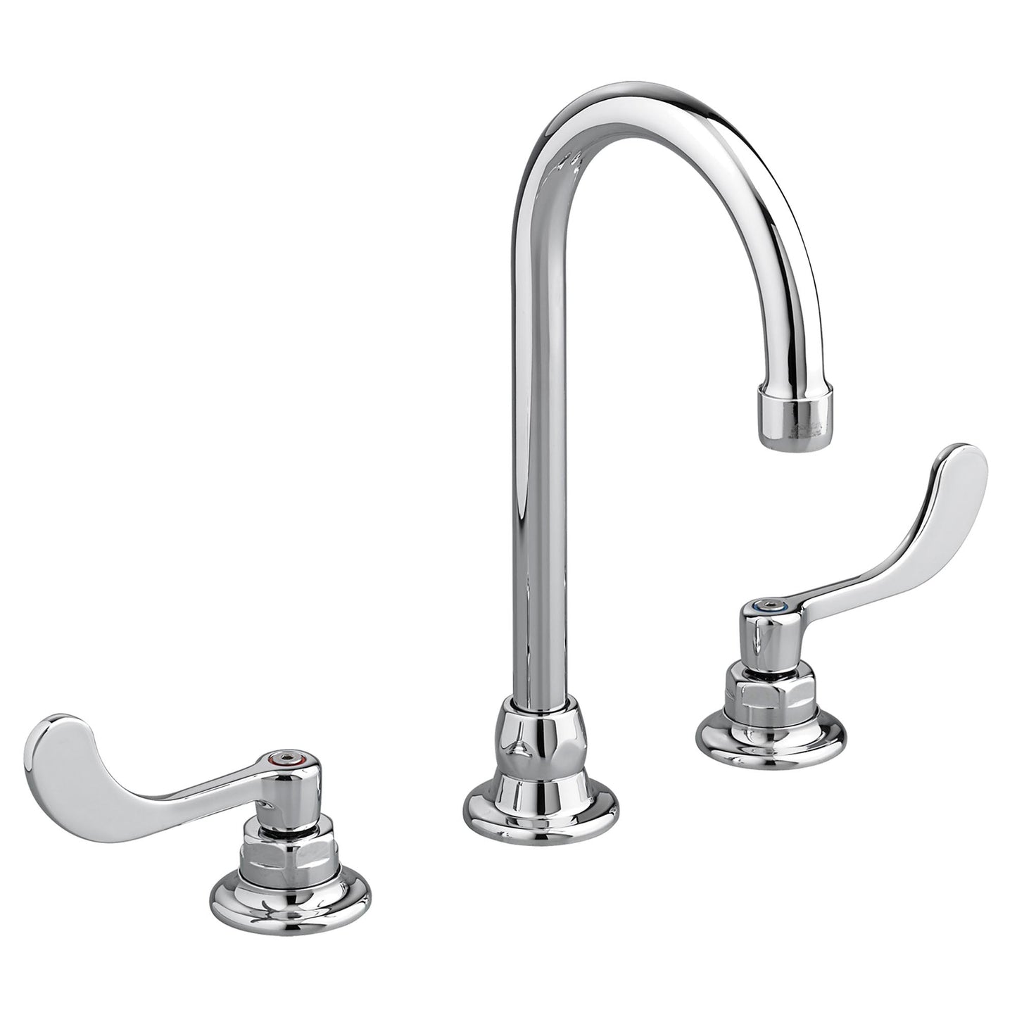 AMERICAN-STANDARD 6540170.002, Monterrey 8-Inch Widespread Gooseneck Faucet With Wrist Blade Handles 1.5 gpm/5.7 Lpm in Chrome