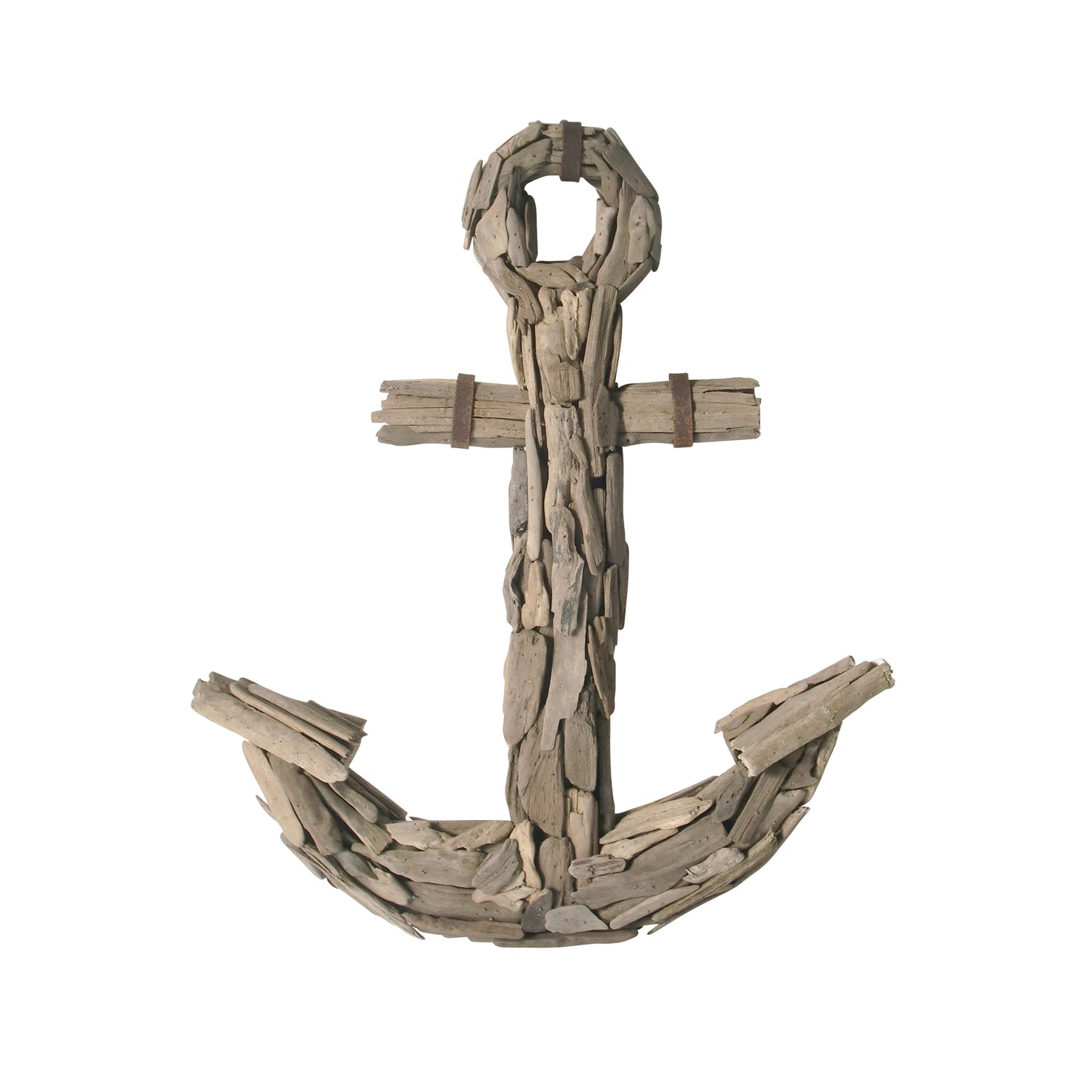 ELK STUDIO 356023 Driftwood Anchor Decorative Object - Natural