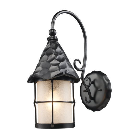 ELK SHOWROOM 385-BK Rustica 19'' High 1-Light Outdoor Sconce - Matte Black