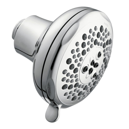 MOEN 3855 Chrome Five-Function 4" Diameter Spray Head Standard