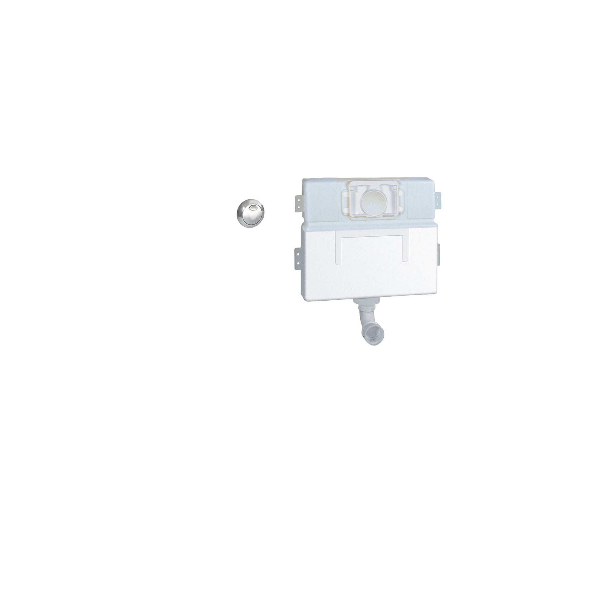 GROHE 38691000 Flushing Cistern Solo Chrome Wall Carrier Flushing Cistern
