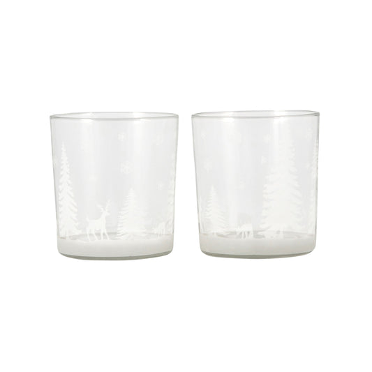 SAN MIGUEL 393204 Winter Lights Set Of 2 Votives