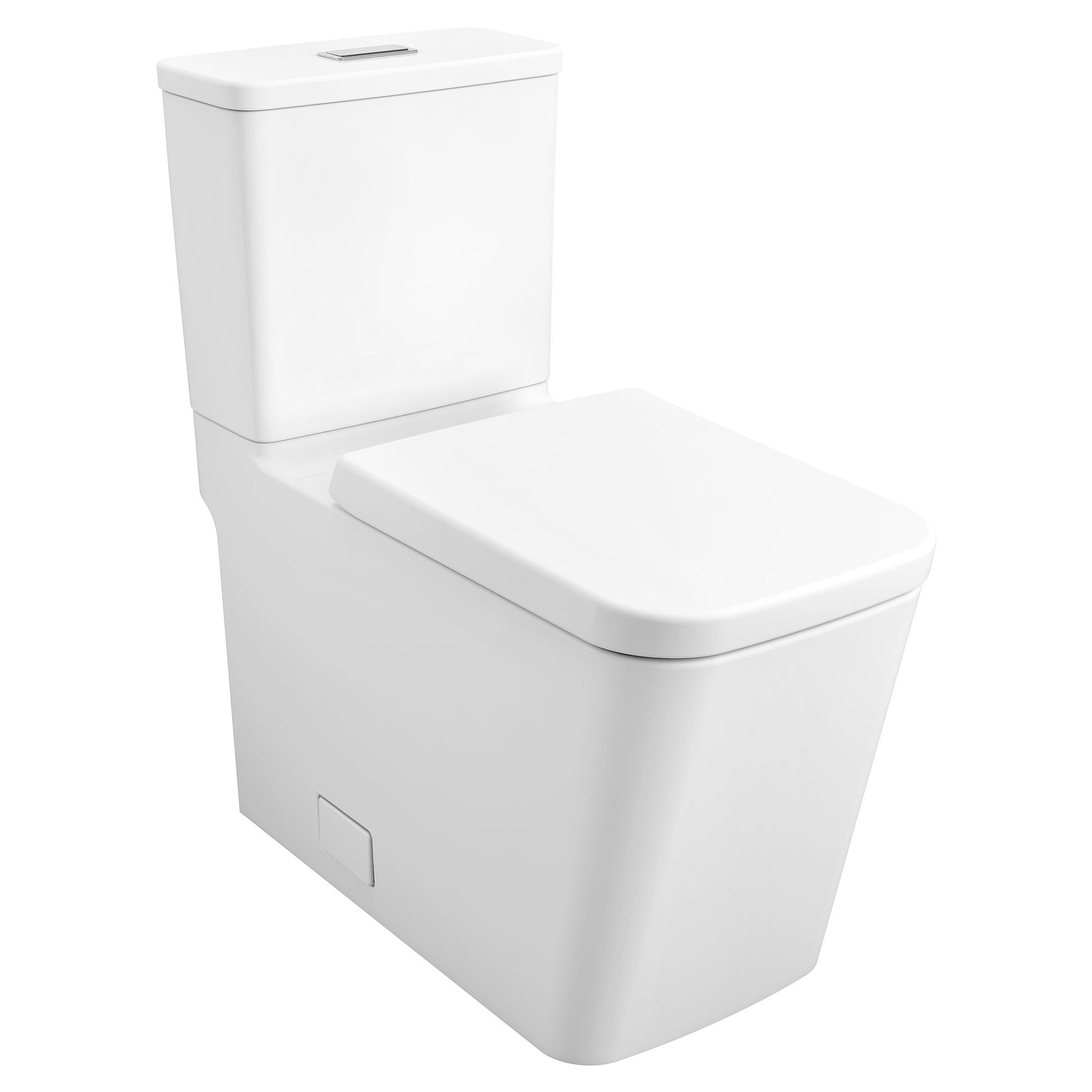 GROHE 39661000 Eurocube Alpine White Two-Piece Dual Flush Right Height Elongated Toilet With Seat