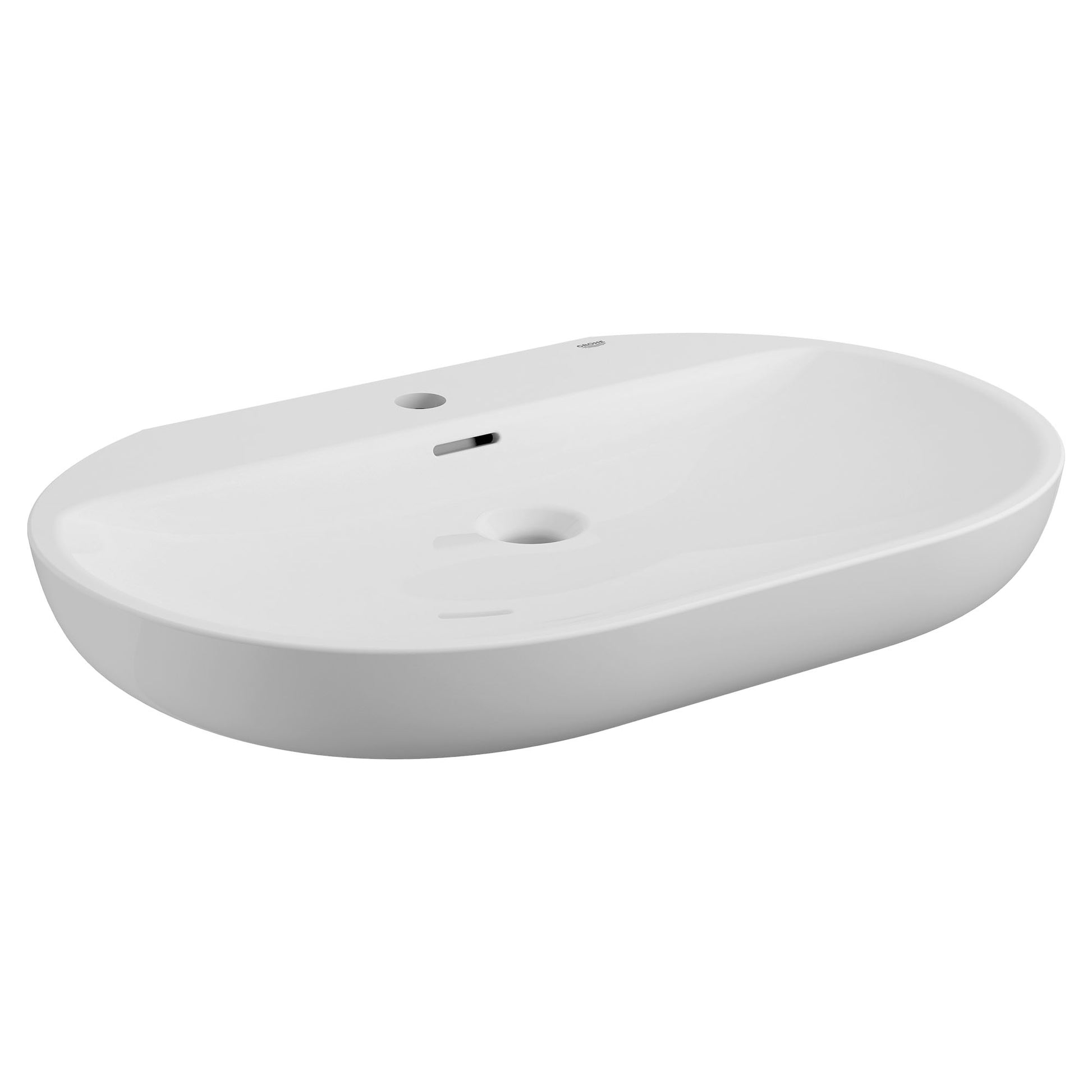 GROHE 39669000 Essence Alpine White Wall Mount 27" Bathroom Sink, 1-hole