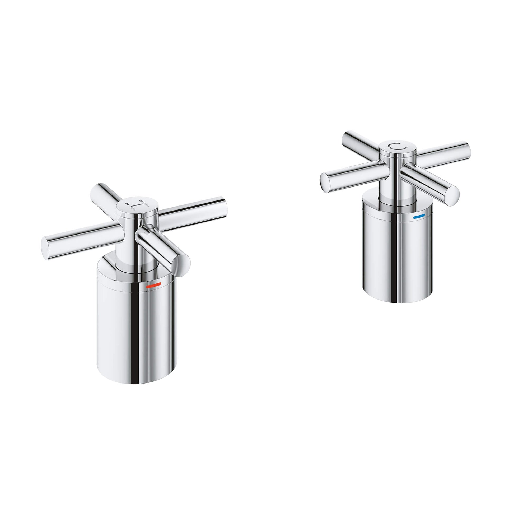 GROHE 18033003 Atrio New Chrome Cross Handles (Pair)