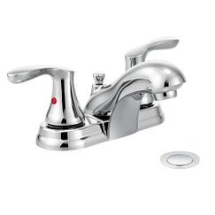 MOEN 40225 Cornerstone Cstn Lav 2H Cs W/ Waste Chr In Chrome