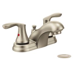 MOEN 40225BN Cornerstone Cstn Lav 2H Cs W/ Waste Bn In Brushed Nickel