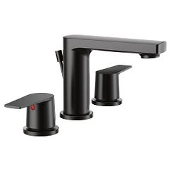 MOEN 40606BL Slate Slate 2H Ws Lav Bl In Matte Black