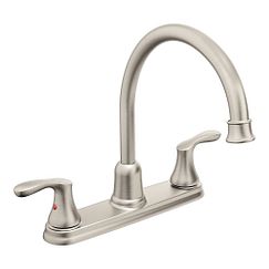 MOEN 40617CSL Cornerstone  Two-Handle High Arc Kitchen Faucet In Chrome