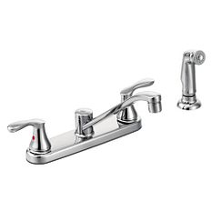 MOEN 40618 Cornerstone Cstn Kd 2H W/ Ss Chr In Chrome