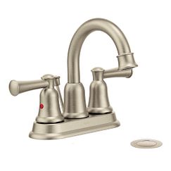 MOEN 41217BN Capstone Cstn Lav 2H Cs W/ Waste Bn In Brushed Nickel