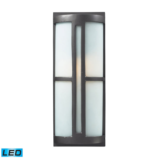 ELK SHOWROOM 42395/1-LED Trevot 17'' High 1-Light Outdoor Sconce - Graphite