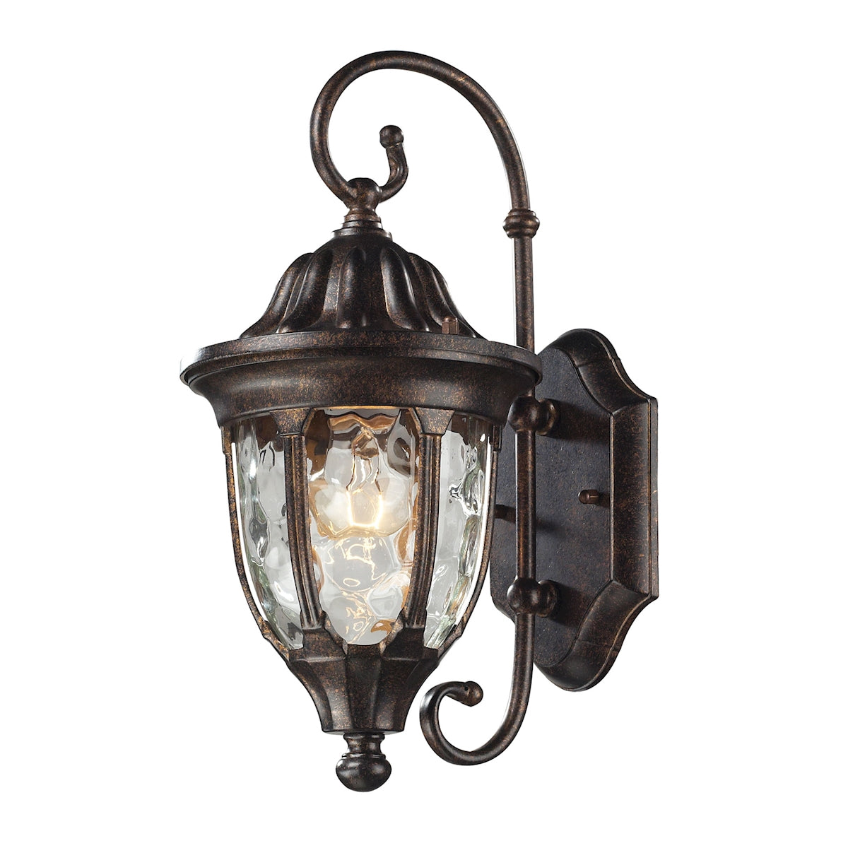 ELK SHOWROOM 45002/1 Glendale 14'' High 1-Light Outdoor Sconce - Regal Bronze