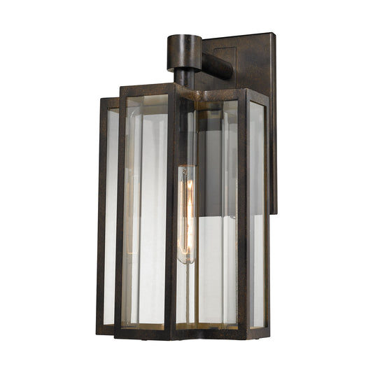 ELK SHOWROOM 45146/1 Bianca 20'' High 1-Light Outdoor Sconce - Hazelnut Bronze