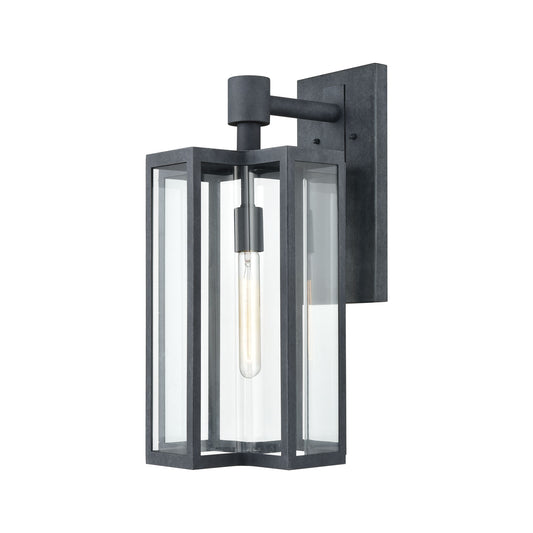 ELK SHOWROOM 45166/1 Bianca 20'' High 1-Light Outdoor Sconce - Aged Zinc