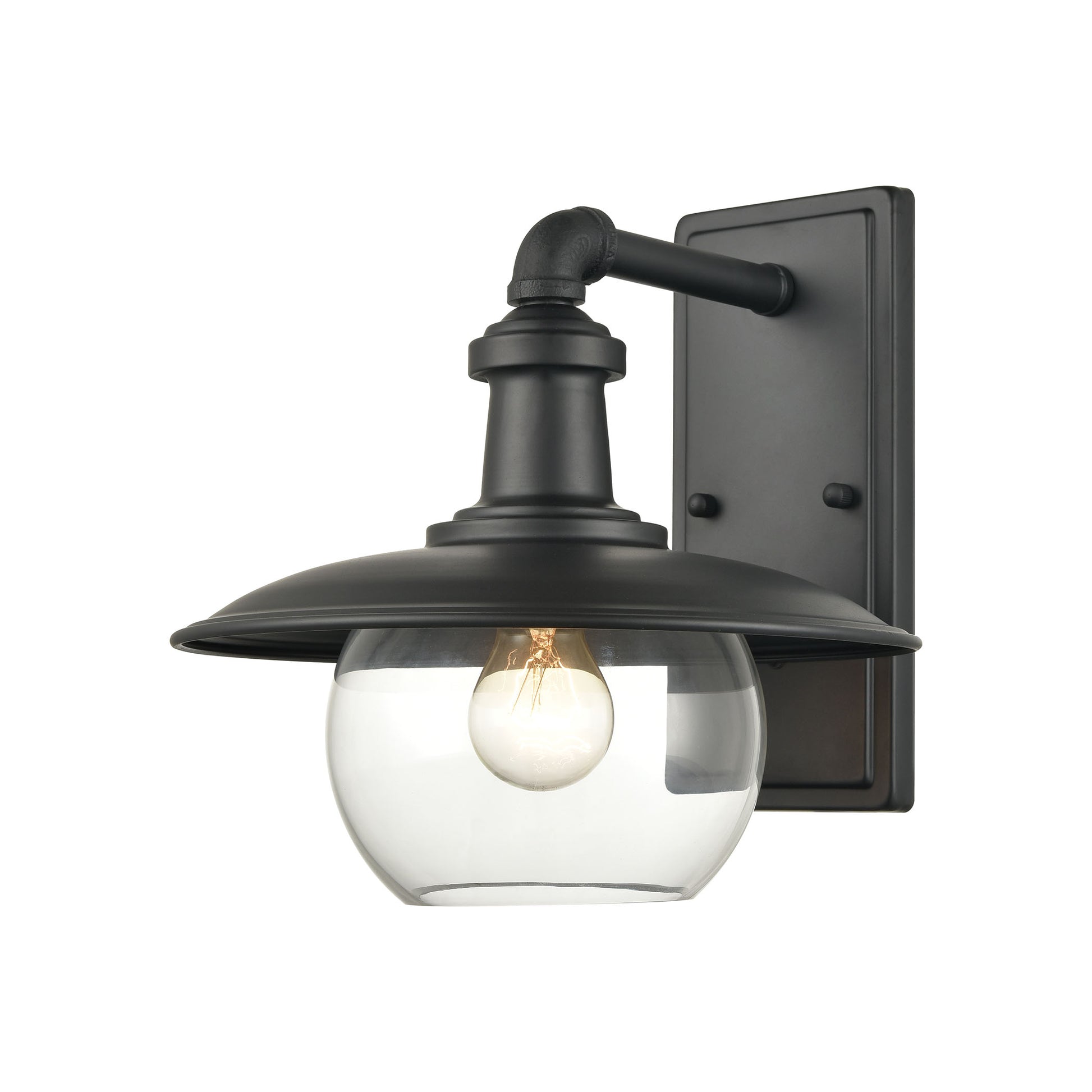 ELK SHOWROOM 45430/1 Jackson 11'' High 1-Light Outdoor Sconce - Matte Black