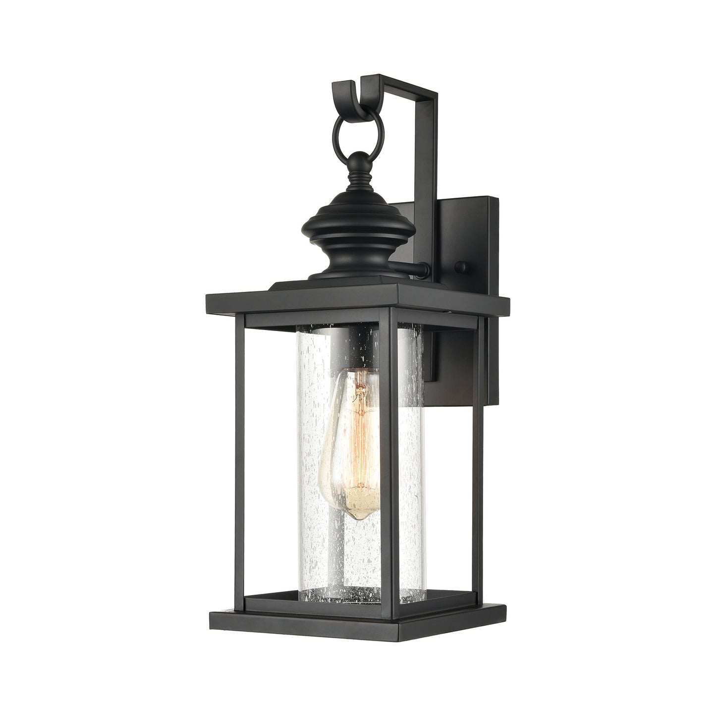 ELK SHOWROOM 45450/1 Minersville 17'' High 1-Light Outdoor Sconce - Matte Black