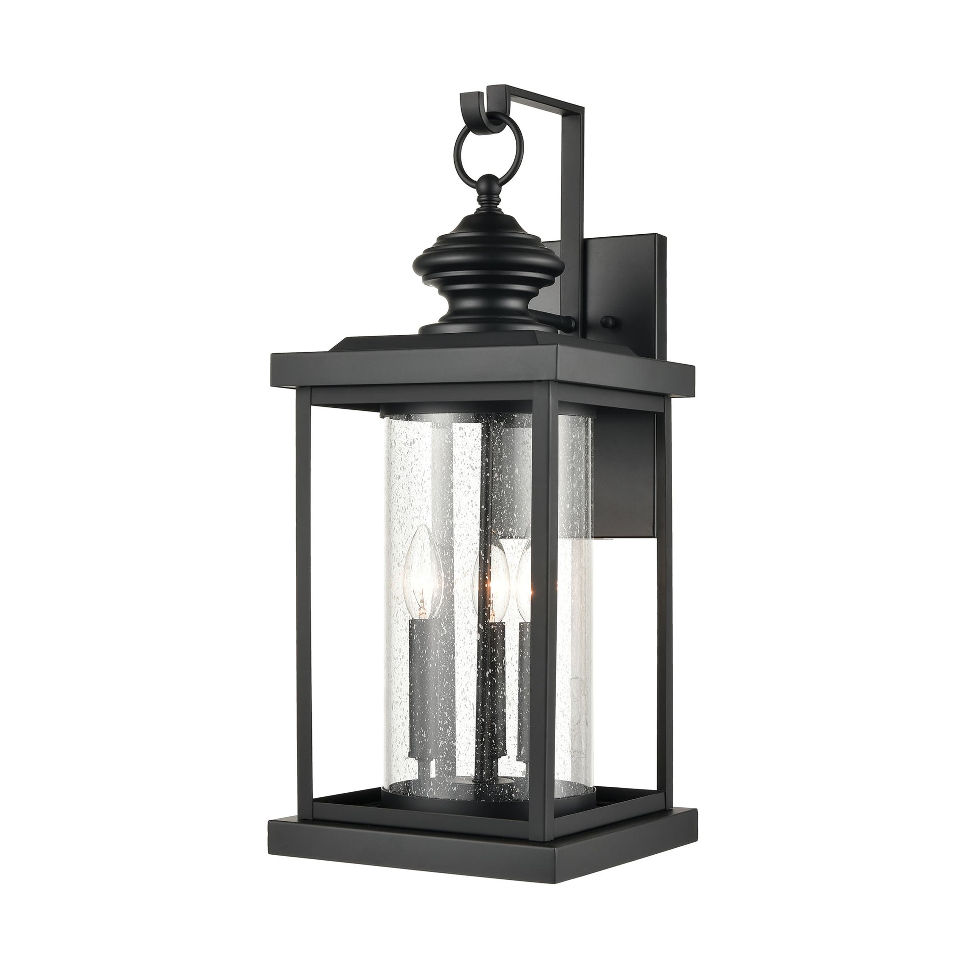 ELK SHOWROOM 45452/3 Minersville 23'' High 3-Light Outdoor Sconce - Matte Black