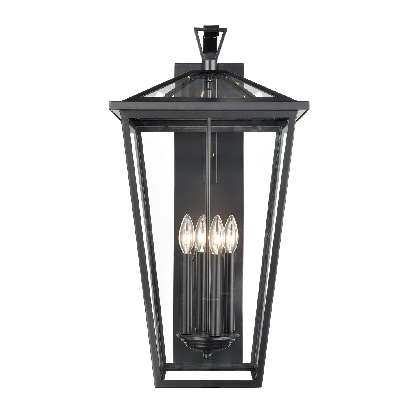 ELK SHOWROOM 45476/4 Main Street 28'' High 4-Light Outdoor Sconce - Black