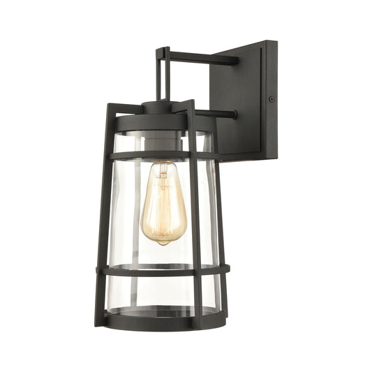 ELK SHOWROOM 45491/1 Crofton 15'' High 1-Light Outdoor Sconce - Charcoal